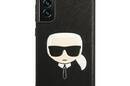 Karl Lagerfeld Saffiano Ikonik Karl`s Head - Etui Samsung Galaxy S21 FE (czarny) - zdjęcie 2