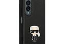 Karl Lagerfeld Saffiano Ikonik - Etui Samsung Galaxy Z Fold 4 (czarny) - zdjęcie 2