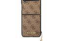 Guess 4G Charms Collection - Etui Samsung Galaxy Z Flip 4 (brązowy) - zdjęcie 1