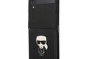 Karl Lagerfeld Saffiano Ikonik - Etui Samsung Galaxy Z Flip 4 (czarny) - zdjęcie 3