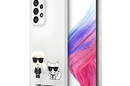 Karl Lagerfeld Ikonik & Choupette - Etui Samsung A53 (przezroczysty) - zdjęcie 1