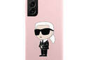 Karl Lagerfeld Silicone NFT Ikonik - Etui Samsung Galaxy S23 Ultra (różowy) - zdjęcie 1