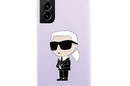 Karl Lagerfeld Silicone NFT Ikonik - Etui Samsung Galaxy S23 Ultra (fioletowy) - zdjęcie 1