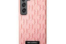 Karl Lagerfeld Monogram 3D Pattern - Etui Samsung Galaxy S23 (różowy) - zdjęcie 2