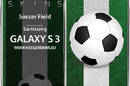 Nexgen Skins - Zestaw skórek na obudowę z efektem 3D Samsung GALAXY S III (Soccer Field 3D) - zdjęcie 1