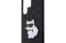 Karl Lagerfeld NFT Saffiano Monogram Choupette - Etui Samsung Galaxy S23 Ultra (czarny) - zdjęcie 5