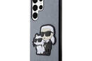 Karl Lagerfeld NFT Saffiano Karl & Choupette - Etui Samsung Galaxy S23 Ultra (szary) - zdjęcie 2