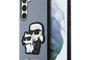 Karl Lagerfeld NFT Saffiano Karl & Choupette - Etui Samsung Galaxy S23 (szary) - zdjęcie 1