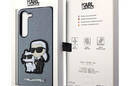 Karl Lagerfeld NFT Saffiano Karl & Choupette - Etui Samsung Galaxy S23 (szary) - zdjęcie 8