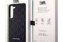 Karl Lagerfeld Saffiano Monogram Metal Logo - Etui Samsung Galaxy S23 (czarny) - zdjęcie 8