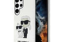 Karl Lagerfeld IML Glitter NFT Karl & Choupette - Etui Samsung Galaxy S23 Ultra (przezroczysty) - zdjęcie 1