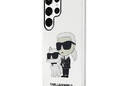 Karl Lagerfeld IML Glitter NFT Karl & Choupette - Etui Samsung Galaxy S23 Ultra (przezroczysty) - zdjęcie 2