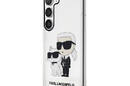 Karl Lagerfeld IML Glitter NFT Karl & Choupette - Etui Samsung Galaxy S23+ (przezroczysty) - zdjęcie 2