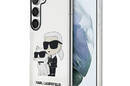 Karl Lagerfeld IML Glitter NFT Karl & Choupette - Etui Samsung Galaxy S23 (przezroczysty) - zdjęcie 1