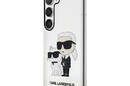 Karl Lagerfeld IML Glitter NFT Karl & Choupette - Etui Samsung Galaxy S23 (przezroczysty) - zdjęcie 2