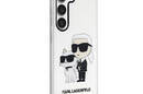 Karl Lagerfeld IML Glitter NFT Karl & Choupette - Etui Samsung Galaxy S23 (przezroczysty) - zdjęcie 4