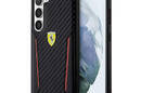 Ferrari Carbon Contrast Edges - Etui Samsung Galaxy S23 (czarny) - zdjęcie 1