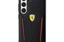 Ferrari Carbon Contrast Edges - Etui Samsung Galaxy S23 (czarny) - zdjęcie 3