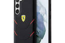 Ferrari Hot Stamp Lines - Etui Samsung Galaxy S23 (czarny) - zdjęcie 1