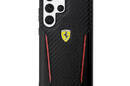 Ferrari Carbon Contrast Edges - Etui Samsung Galaxy S23 Ultra (czarny) - zdjęcie 3