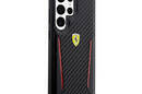 Ferrari Carbon Contrast Edges - Etui Samsung Galaxy S23 Ultra (czarny) - zdjęcie 4