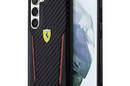 Ferrari Carbon Contrast Edges - Etui Samsung Galaxy S23+ (czarny) - zdjęcie 1