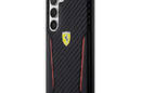 Ferrari Carbon Contrast Edges - Etui Samsung Galaxy S23+ (czarny) - zdjęcie 2