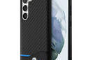 BMW Leather Carbon Blue Line - Etui Samsung Galaxy S23+ (czarny) - zdjęcie 1
