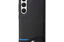 BMW Leather Carbon Blue Line - Etui Samsung Galaxy S23 (czarny) - zdjęcie 3