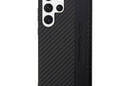 AMG Carbon Stripe & Embossed - Etui Samsung Galaxy S23 Ultra (czarny) - zdjęcie 3