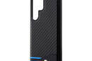 BMW Leather Carbon Blue Line - Etui Samsung Galaxy S23 Ultra (czarny) - zdjęcie 6