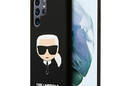Karl Lagerfeld Silicone Ikonik Karl`s Head - Etui Samsung Galaxy S22 Ultra (czarny) - zdjęcie 1