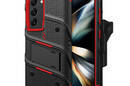 ZIZO BOLT Series - Pancerne etui Samsung Galaxy S23 ze szkłem 9H na ekran + uchwyt z podstawką (czarny / czerwony) - zdjęcie 2