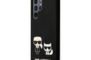 Karl Lagerfeld Slilicone Karl & Choupette - Etui Samsung Galaxy S22 Ultra (czarny) - zdjęcie 2