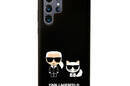 Karl Lagerfeld Slilicone Karl & Choupette - Etui Samsung Galaxy S22 Ultra (czarny) - zdjęcie 3