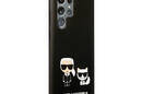 Karl Lagerfeld Slilicone Karl & Choupette - Etui Samsung Galaxy S22 Ultra (czarny) - zdjęcie 4