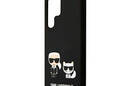 Karl Lagerfeld Slilicone Karl & Choupette - Etui Samsung Galaxy S22 Ultra (czarny) - zdjęcie 6