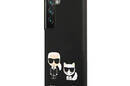 Karl Lagerfeld Slilicone Karl & Choupette - Etui Samsung Galaxy S22+ (czarny) - zdjęcie 2