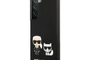 Karl Lagerfeld Slilicone Karl & Choupette - Etui Samsung Galaxy S22 (czarny) - zdjęcie 2