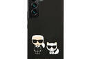 Karl Lagerfeld Slilicone Karl & Choupette - Etui Samsung Galaxy S22 (czarny) - zdjęcie 3