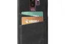 Krusell Sunne 2 Card Cover - Skórzane etui Samsung Galaxy S9+ z dwoma zewnętrznymi kieszeniami na karty (Black) - zdjęcie 2