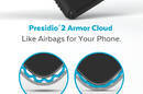 Speck Presidio2 Grip - Antypoślizgowe etui Samsung Galaxy S23 Ultra (Black/Black/White) - zdjęcie 6