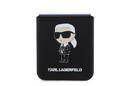 Karl Lagerfeld Silicone Ikonik - Etui Samsung Z Flip 5 (czarny) - zdjęcie 5