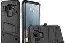 Zizo Bolt Cover - Pancerne etui Samsung Galaxy S9 ze szkłem 9H na ekran + podstawka & uchwyt do paska (Black/Black) - zdjęcie 3