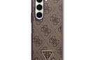 Guess Leather 4G Triangle Strass - Etui Samsung Z Fold 5 (brązowy) - zdjęcie 2