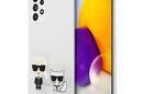 Karl Lagerfeld Ikonik & Choupette - Etui Samsung Galaxy A52 / A52S (przezroczysty) - zdjęcie 1