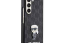 Karl Lagerfeld NFT Saffiano Monogram Ikonik Pin - Etui Samsung Galaxy Z Fold 5 (czarny) - zdjęcie 5
