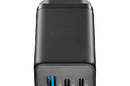 Cellularline Multipower Micro GaN - Ładowarka sieciowa 2x USB-C & USB-A Power Delivery 65W (czarny) - zdjęcie 2