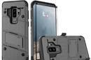 Zizo Bolt Cover - Pancerne etui Samsung Galaxy S9+ ze szkłem 9H na ekran + podstawka & uchwyt do paska (Gun Metal Gray) - zdjęcie 3