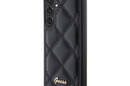 Guess Quilted Metal Logo - Etui Samsung Galaxy S23 FE (czarny) - zdjęcie 2